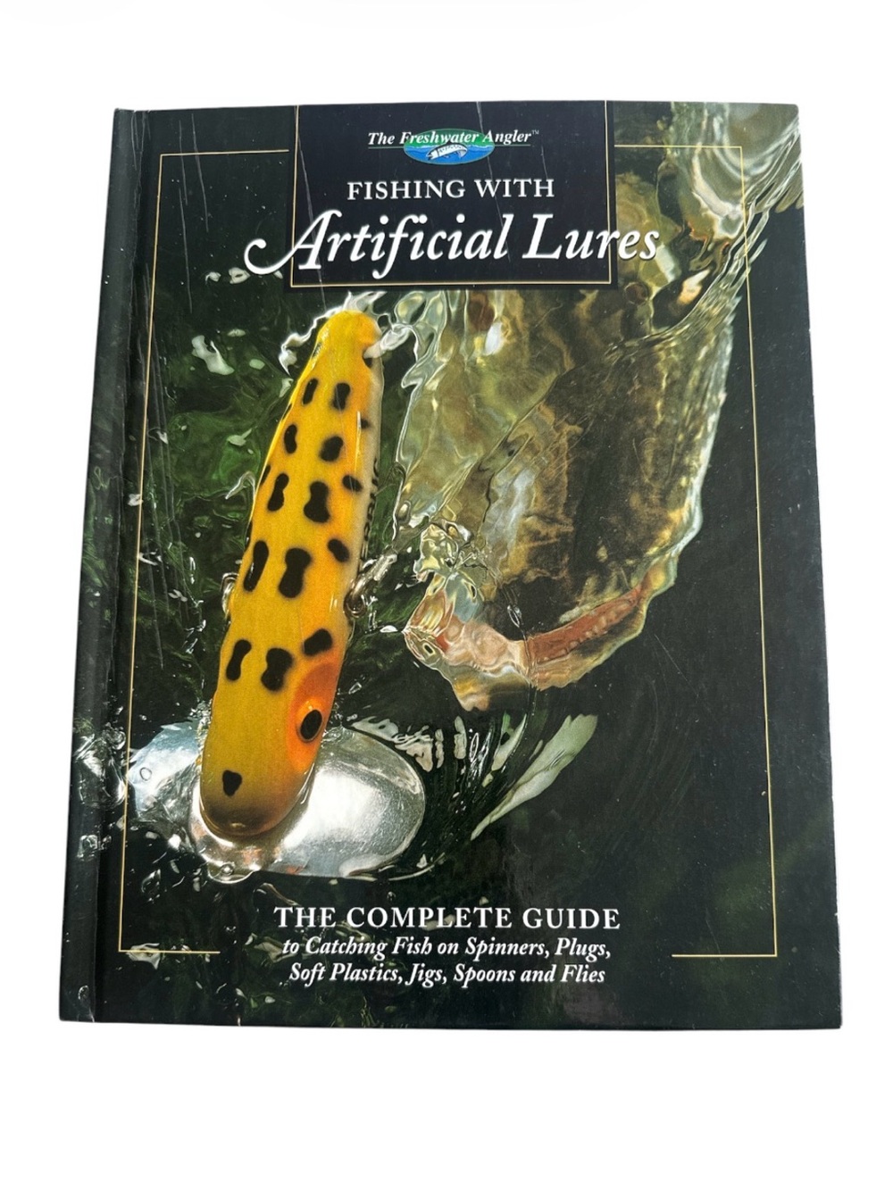 HARDCOVER Fishing with Artificial Lures Book - Yellow & Black